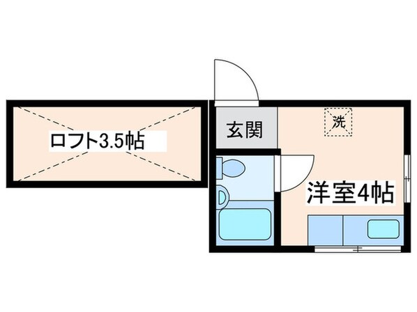 フラワーハイツの物件間取画像